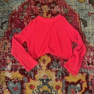 Pink sweater